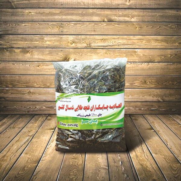 تصویر چای سبز ویژه زَر وَلگ گیلان -1 کیلویی